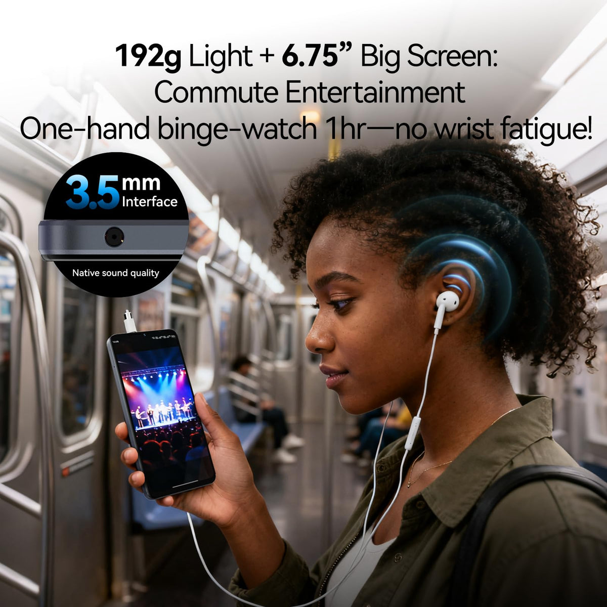 Ultra-Light 6.75" Big Screen 4G+64GB 13MP Dual Camera 4900mAh Android 14 Dual SIM Smartphone V83365