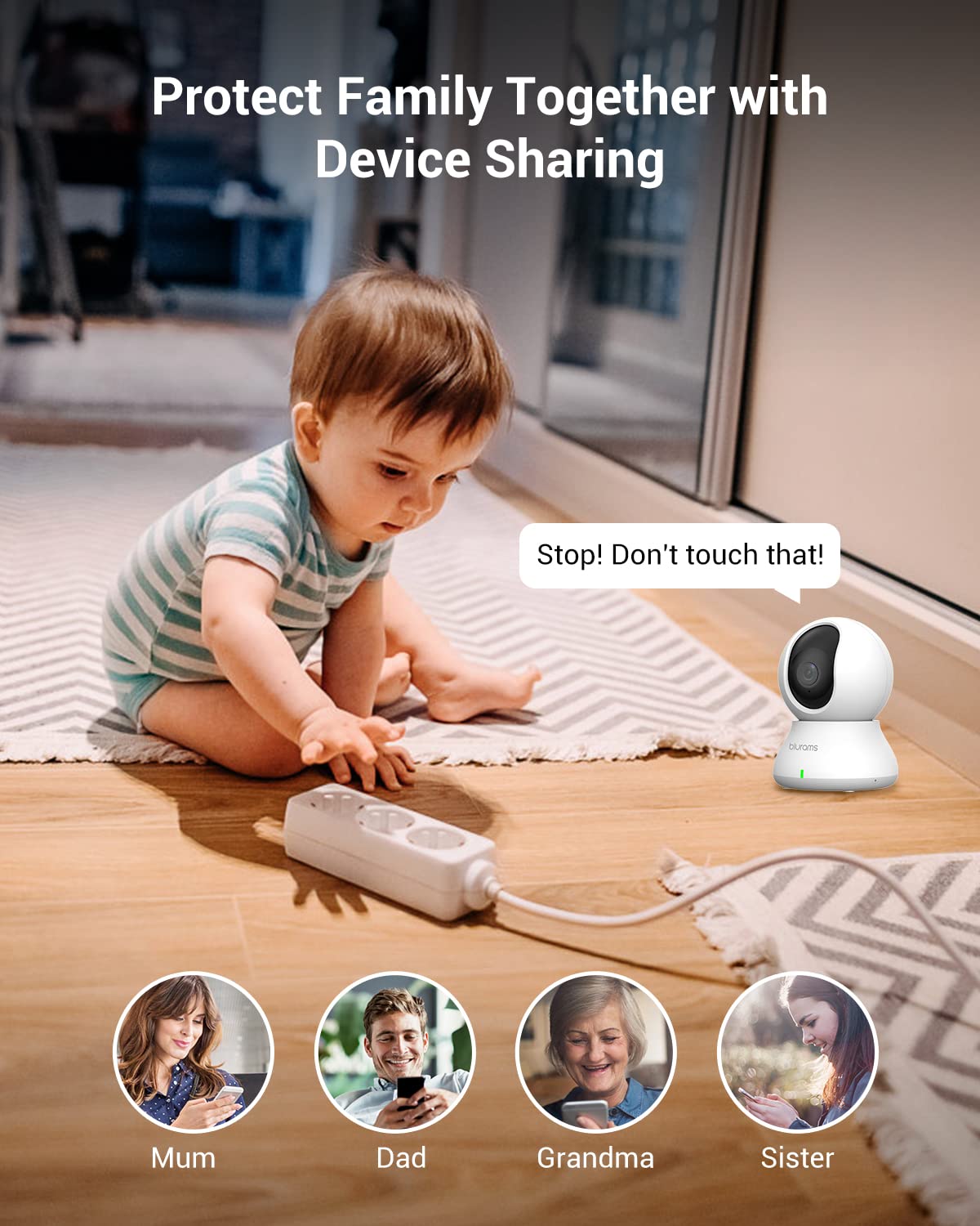 5G 360° PTZ Indoor Camera 2Pack C46488