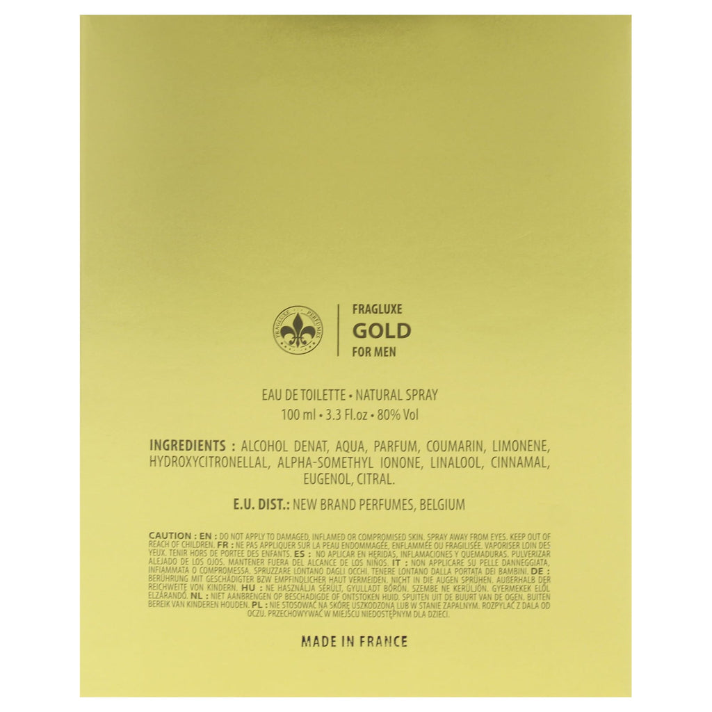 Gold 3.4 oz EDT Spray X2770