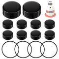 10 Replacement Cap 4 O Ring Black Poultry Waterer Part F8174