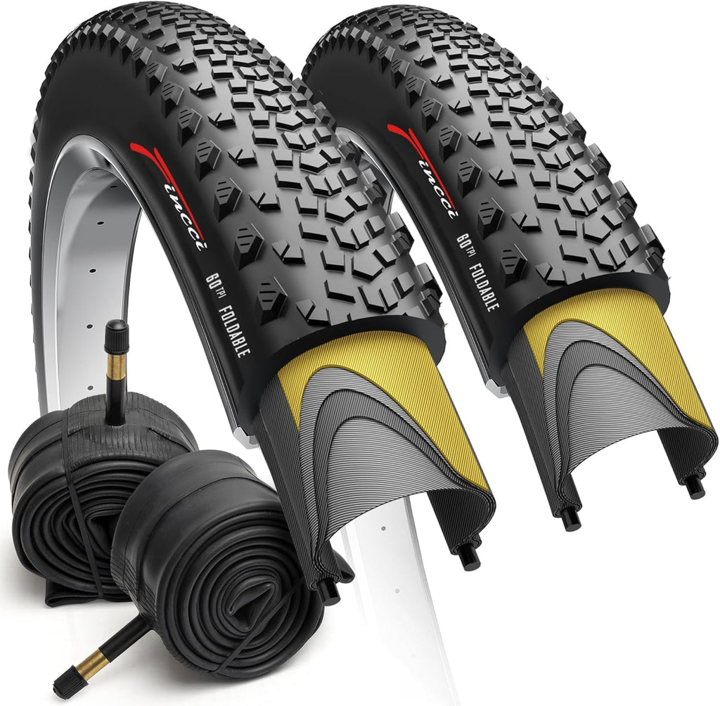 700x40c Gravel Bike Tire & Tubes Schrader Foldable 28" B277662