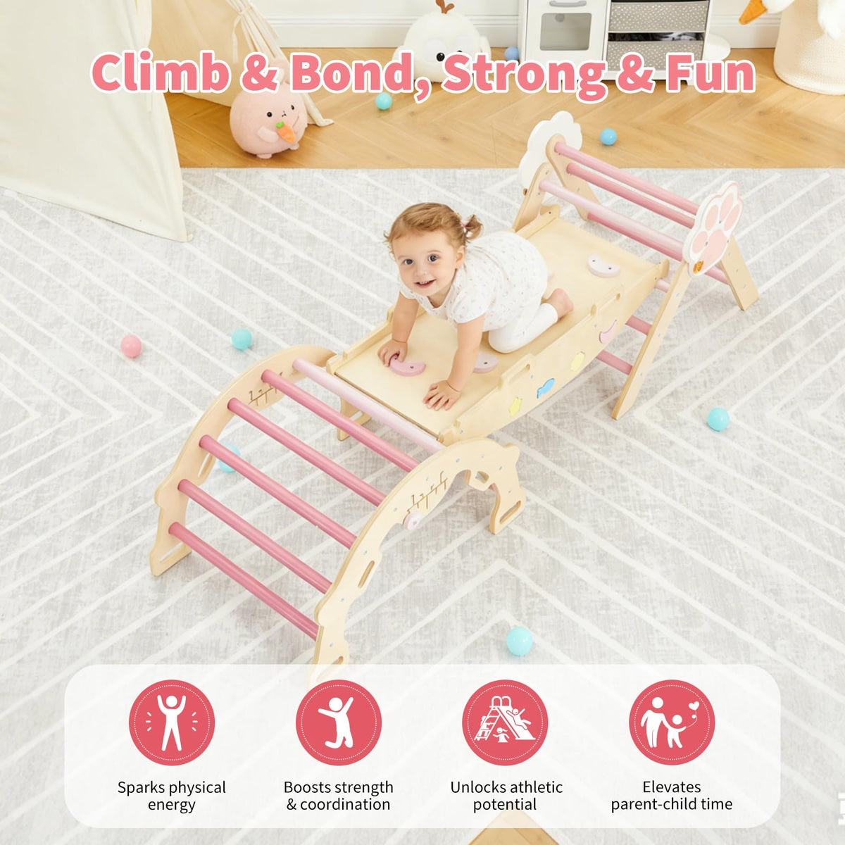 7-in-1 Triangle Climbing Set X73885