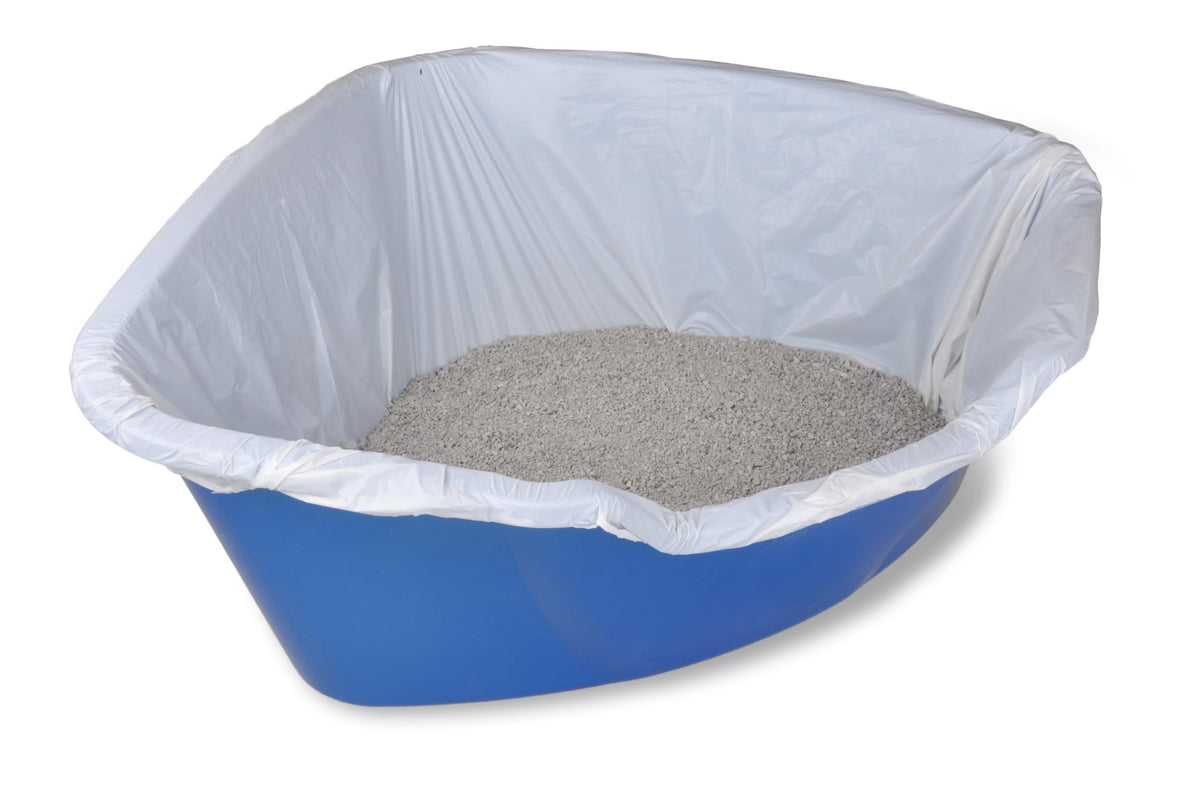 Unscented Large Drawstring Cat Litter Box Liners, 20 Count W452784