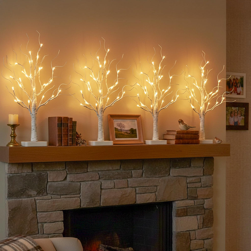 Lighted Birch Tree with LED Lights E26962