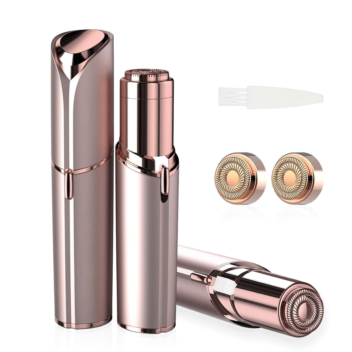 Battery Powered Facial Hair Remover with 2 Replacement Heads N3475