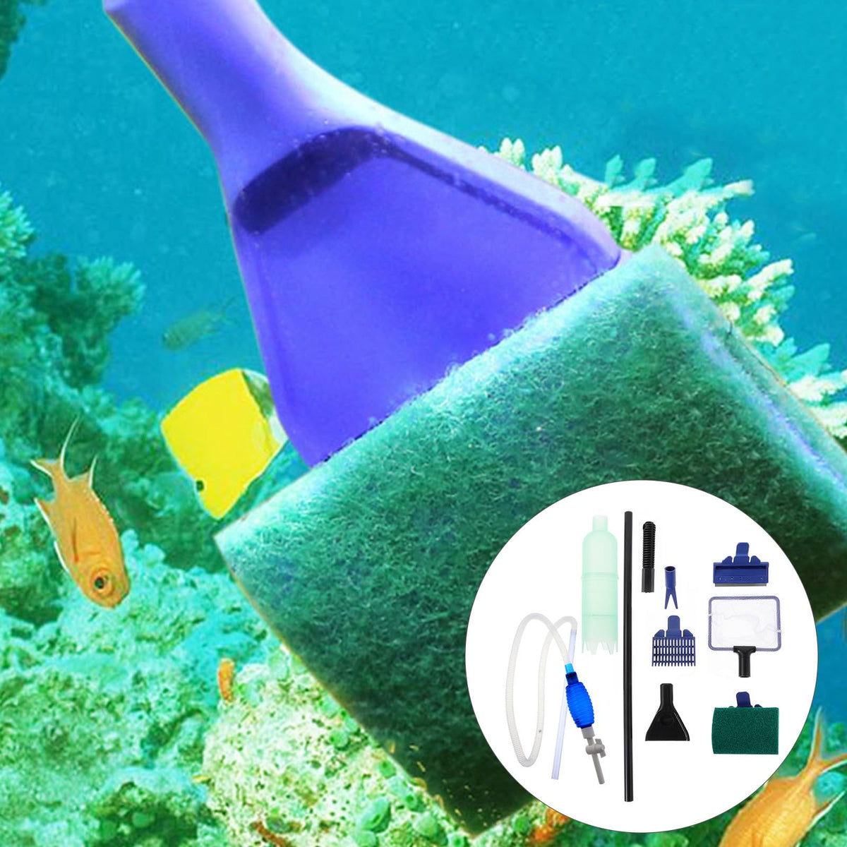 Fish Tank Water Changer with Manual Pump B16122