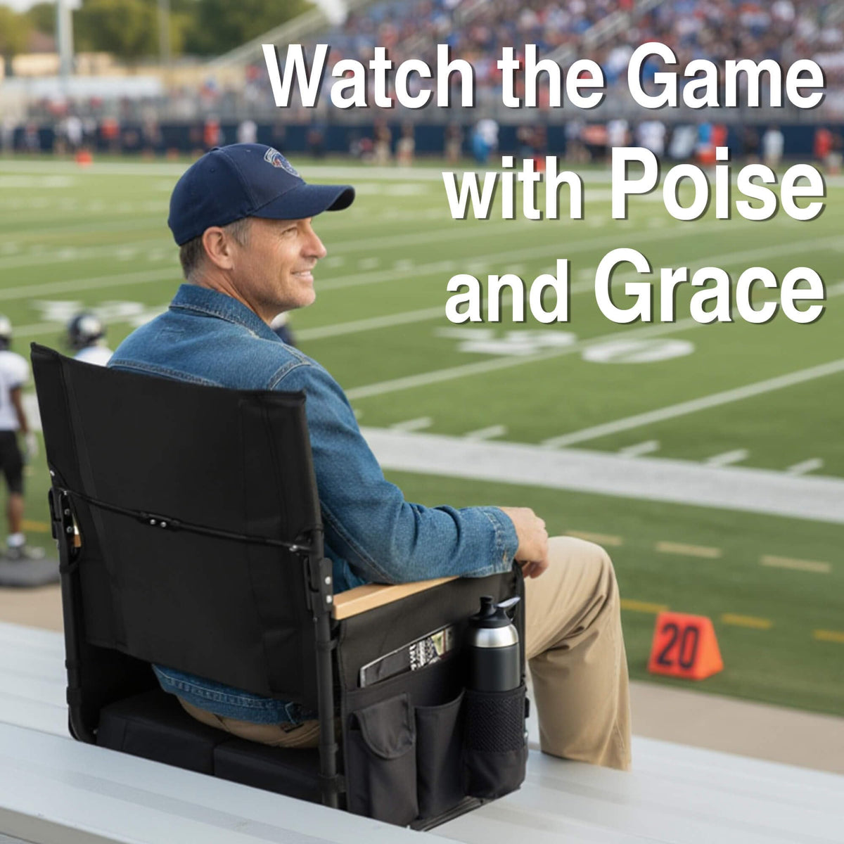 High Back Stadium Seats with Back Support D778676