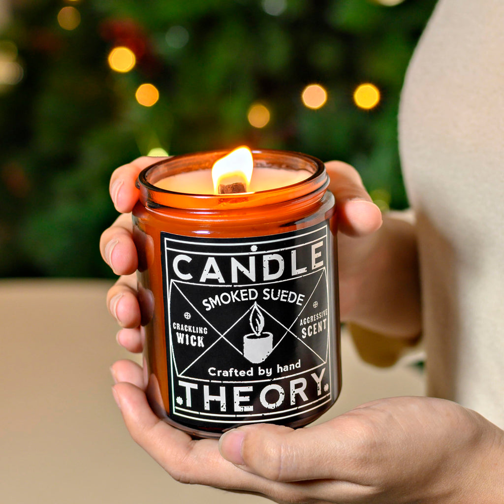 Scented Candle Gift Set with Wood Wicks, 3 4oz Candles U5663