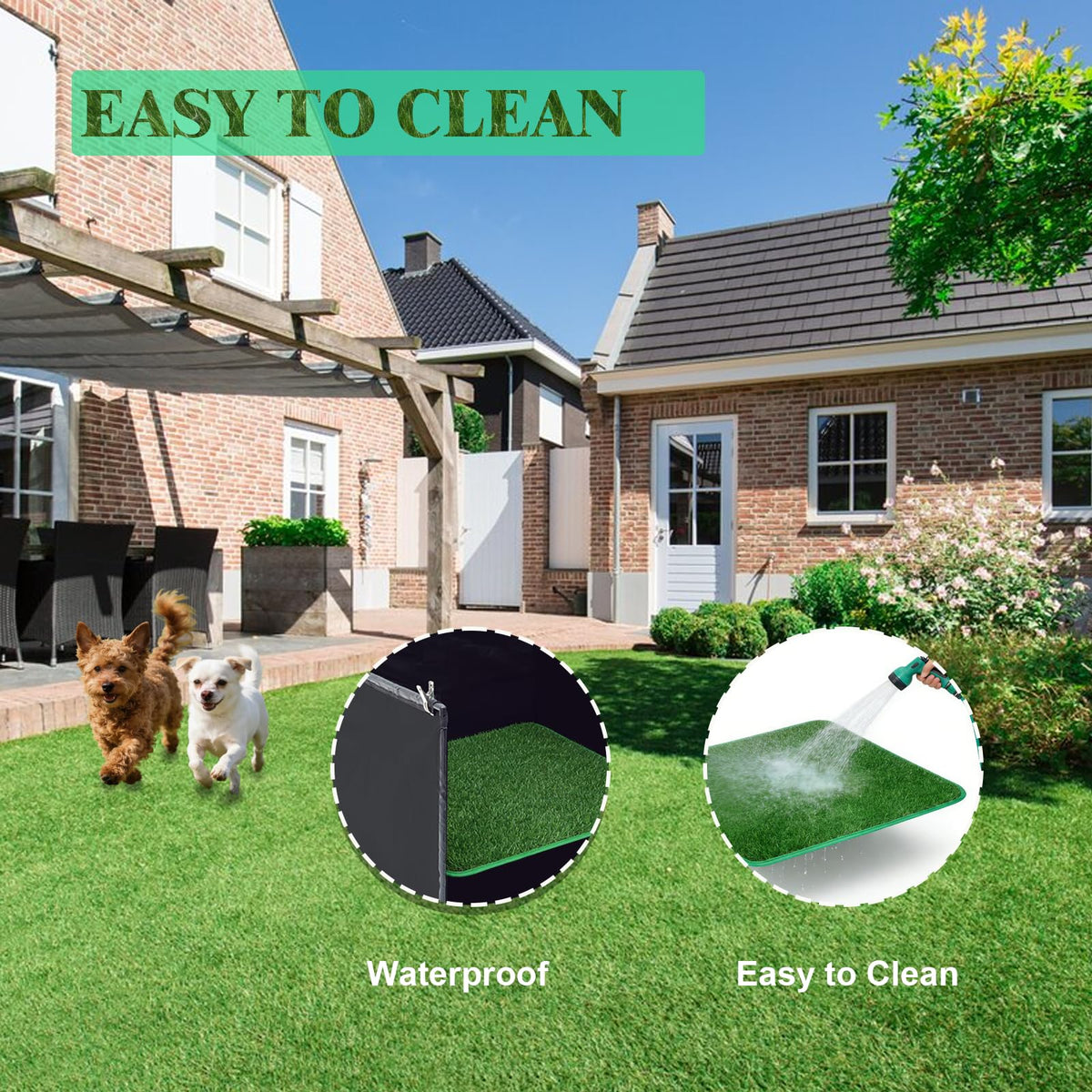 Artificial Grass Dog Pee Pad Holder C90762