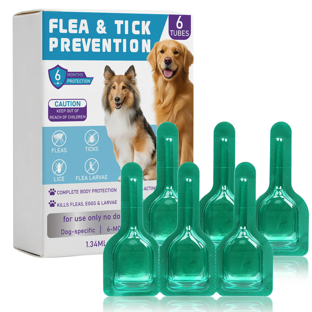 Flea and Tick Prevention for Medium Dogs 23-44 lbs 6 Doses T17504