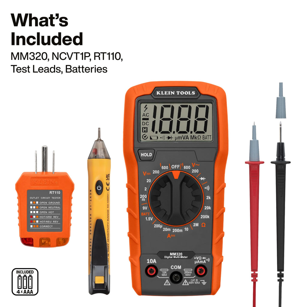 3 Piece Electrical Test Kit E105208