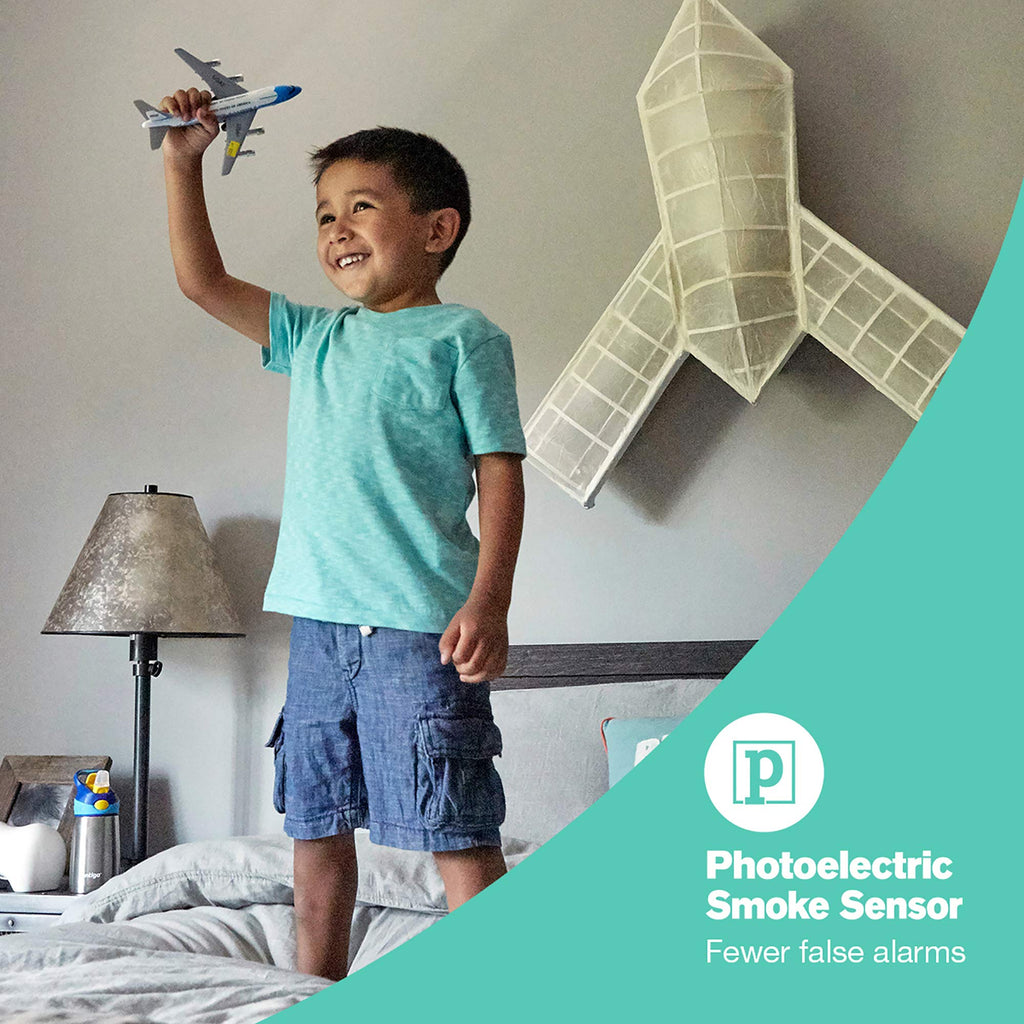 Hardwired Smoke and Carbon Monoxide Detector with Battery Backup, 3-Pack V985