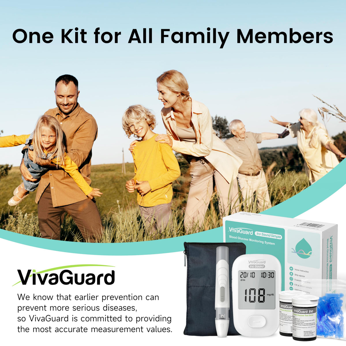 Talking Blood Glucose Monitor Kit F54343