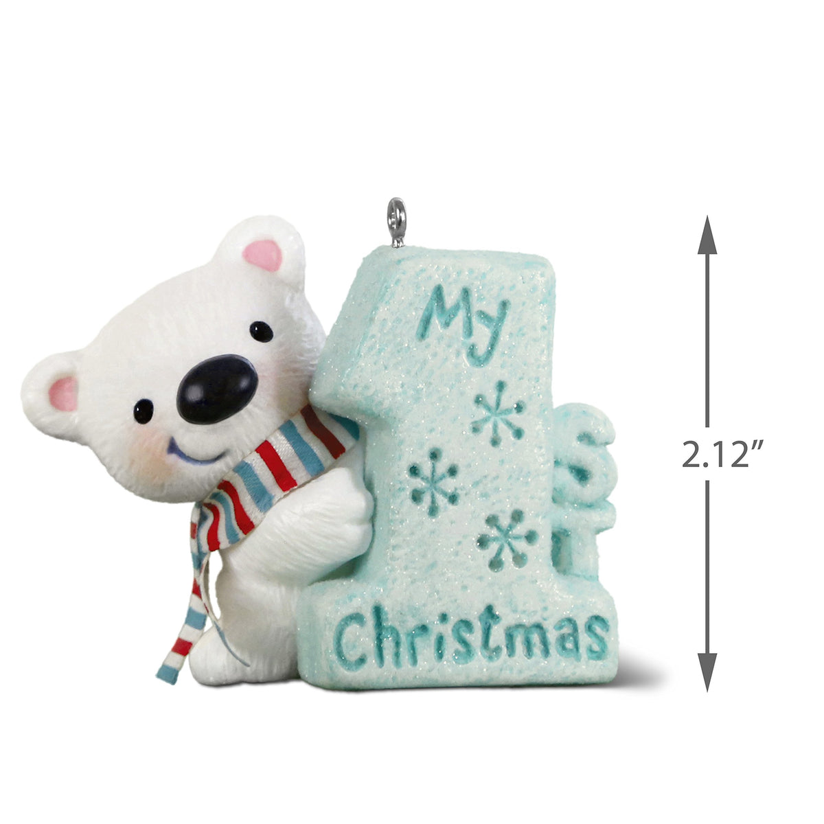 My 1st Christmas Polar Bear Ornament R993