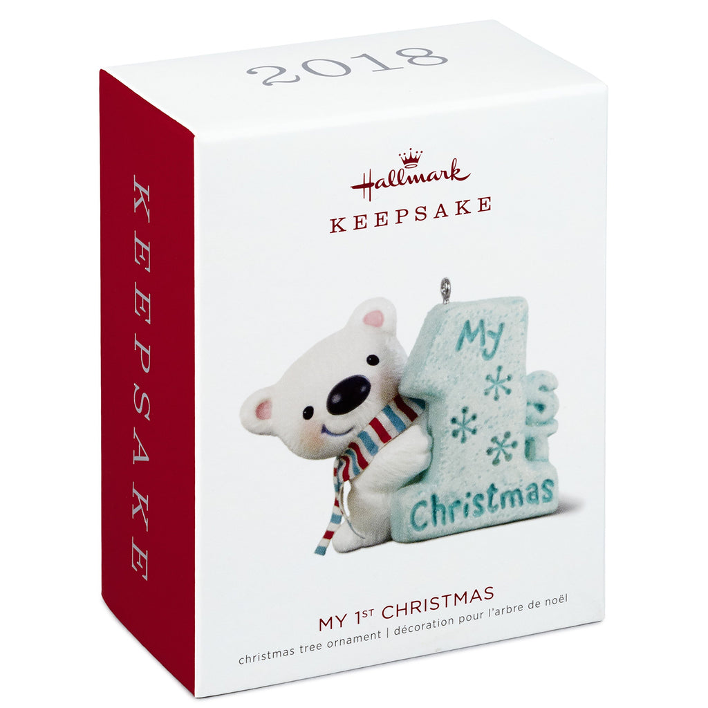 My 1st Christmas Polar Bear Ornament R993