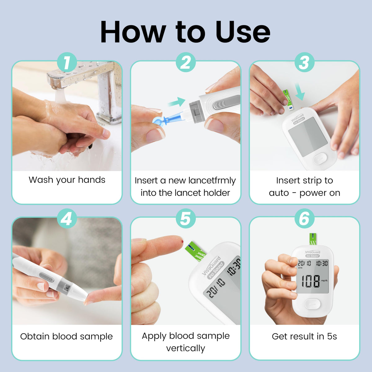 Talking Blood Glucose Monitor Kit F54343