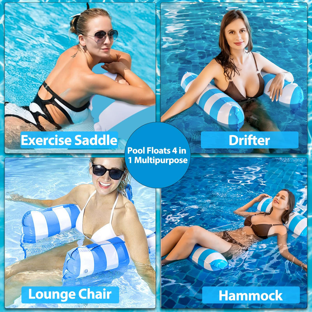 3 Pack Inflatable Pool Floats Hammock V13128