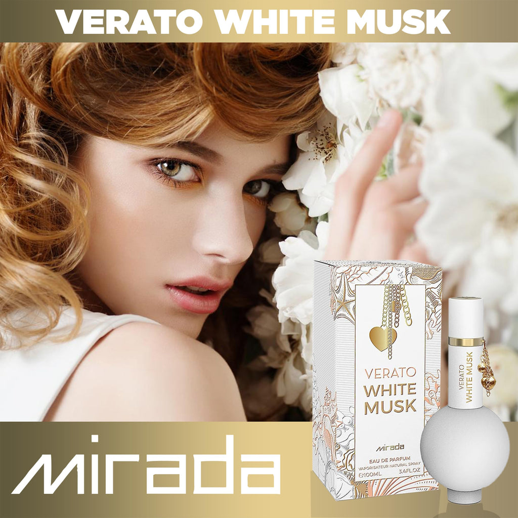 White Musk Eau de Parfum Spray 3.4 FL. Oz B342917