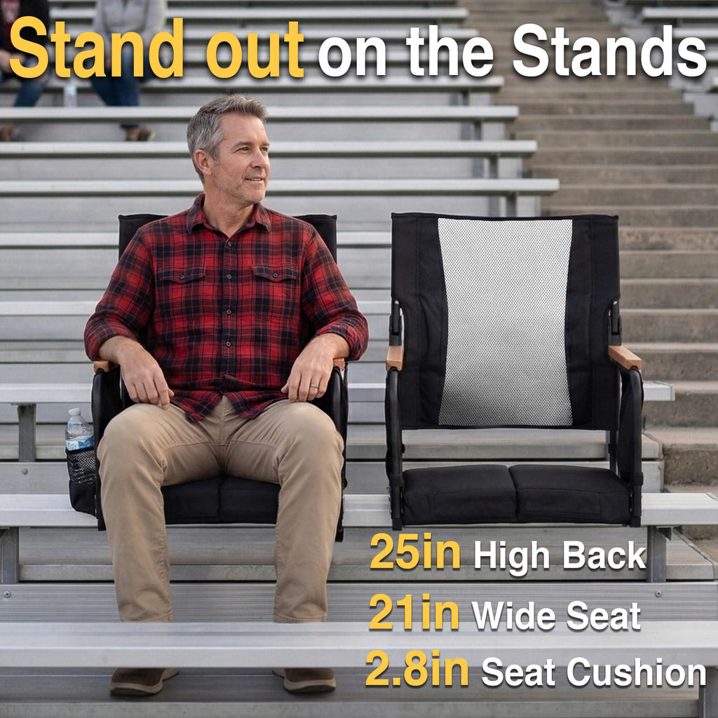 High Back Stadium Seats with Back Support D778676
