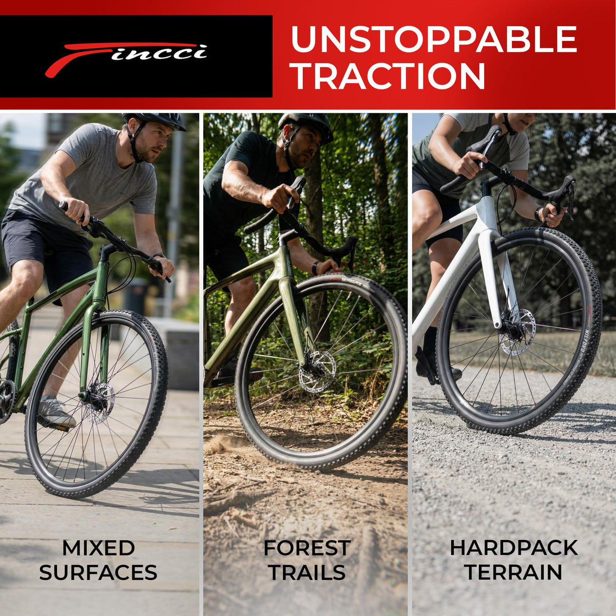 700x40c Gravel Bike Tire & Tubes Schrader Foldable 28" B277662