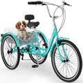 7 Speed 3 Wheel Bike with Basket L94507