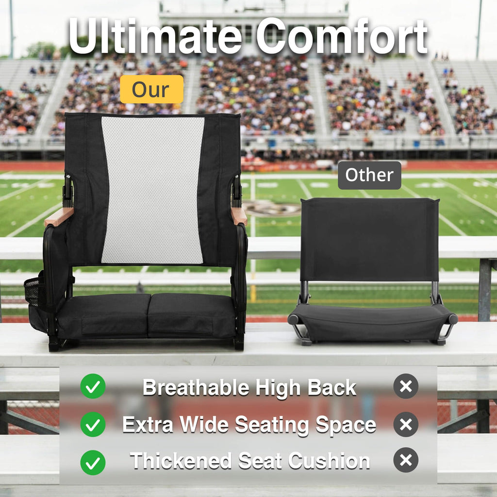 High Back Stadium Seats with Back Support D778676
