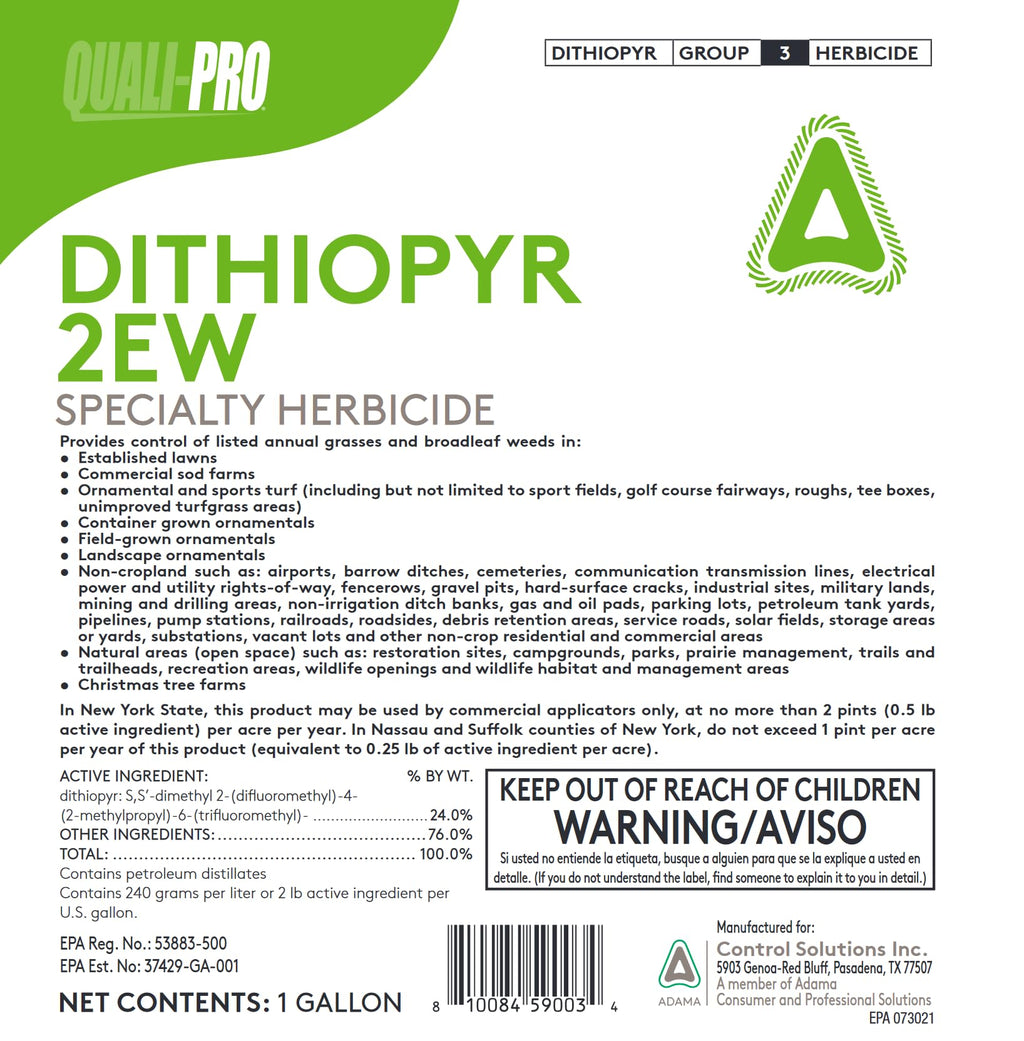 Dithopyr 2EW 1 Gallon Selective Pre-Emergent Herbicide E2750
