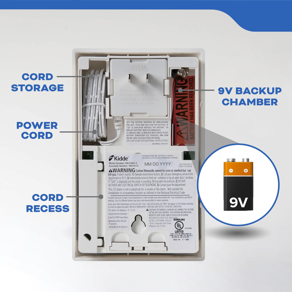 Carbon Monoxide & Explosive Gas Alarm with Digital Display I74680