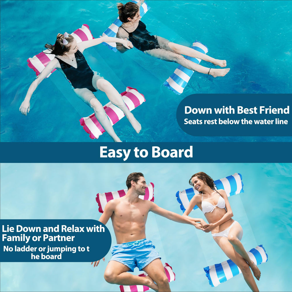 3 Pack Inflatable Pool Floats Hammock V13128