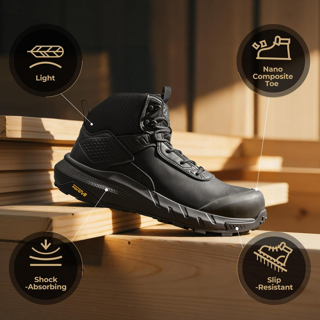 Composite Toe Waterproof Work Boots U2927