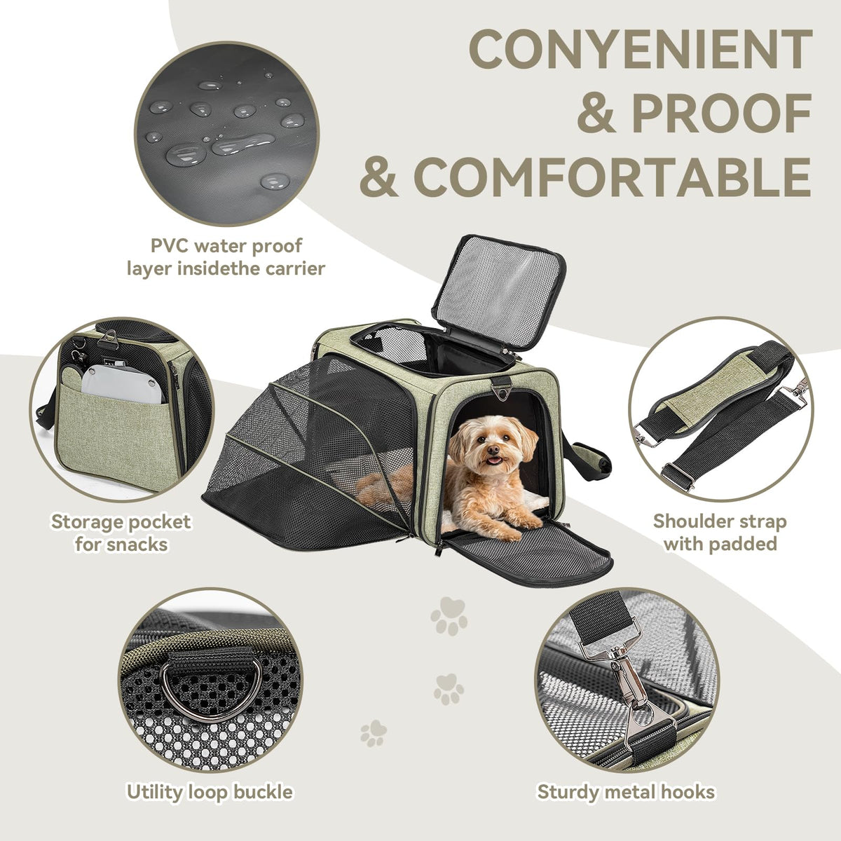 Expandable Cat Carrier B863633