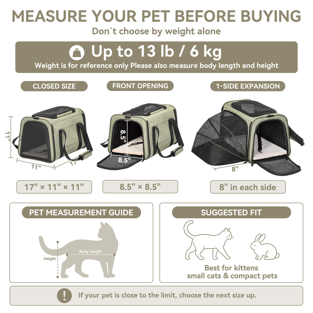 Expandable Cat Carrier B863633
