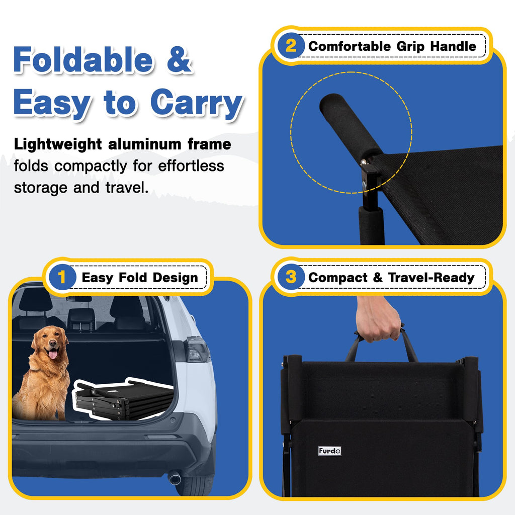 Foldable Non-Slip Dog Stairs U418051