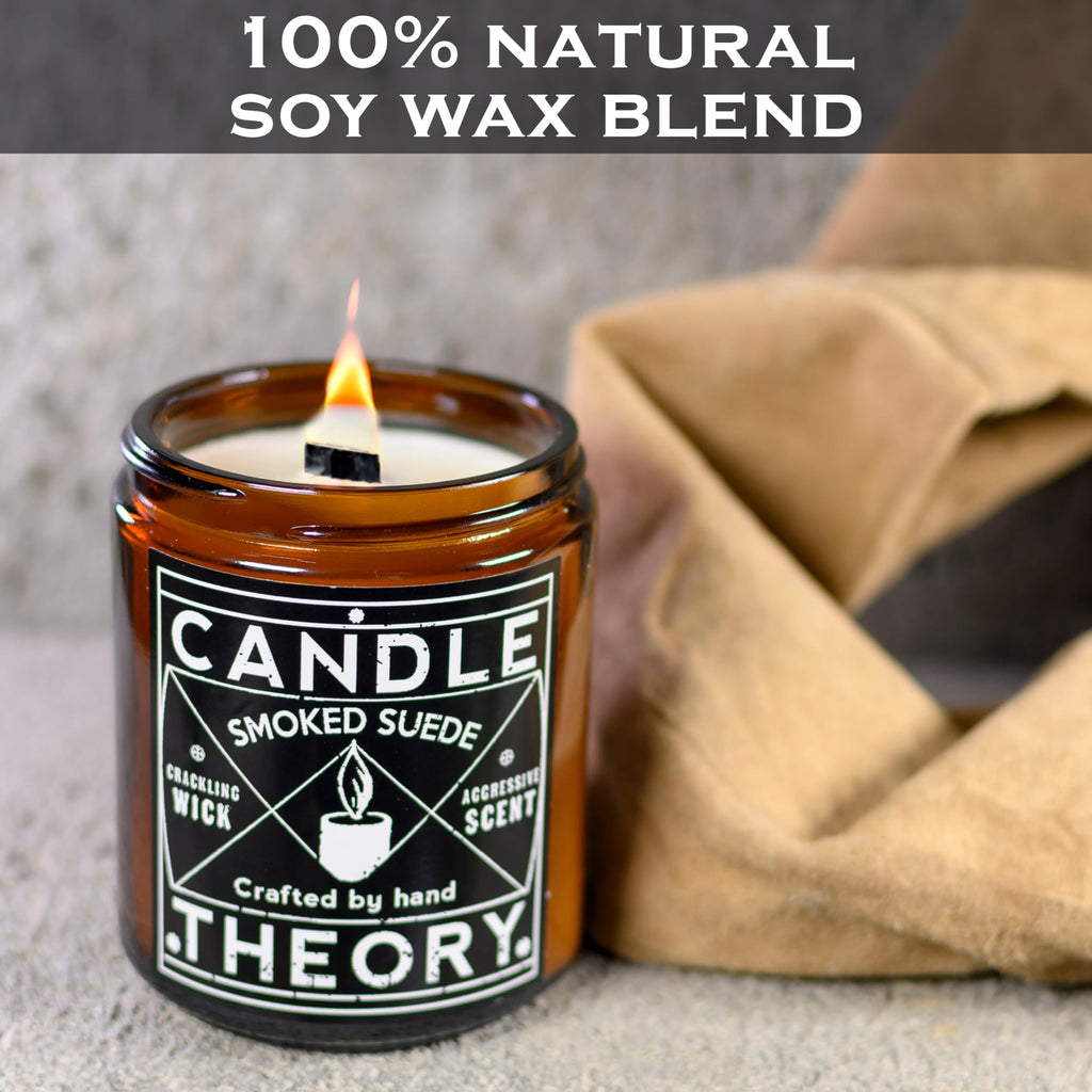 Scented Candle Gift Set with Wood Wicks, 3 4oz Candles U5663