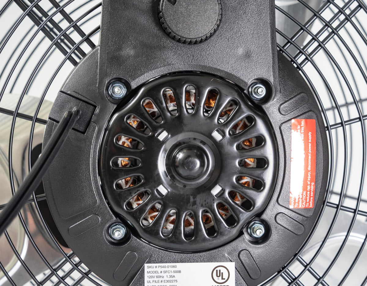 20 Inch 3-Speed High Velocity Metal Floor Fan L34027