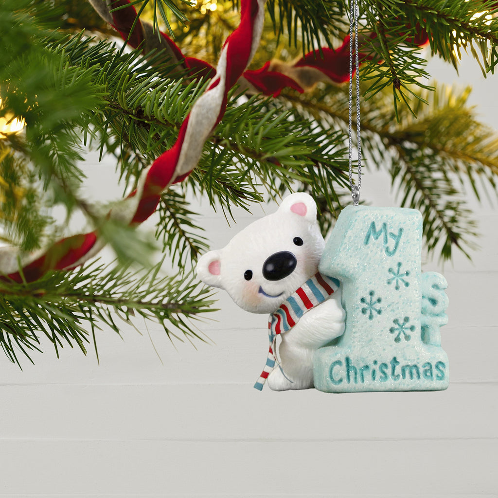 My 1st Christmas Polar Bear Ornament R993